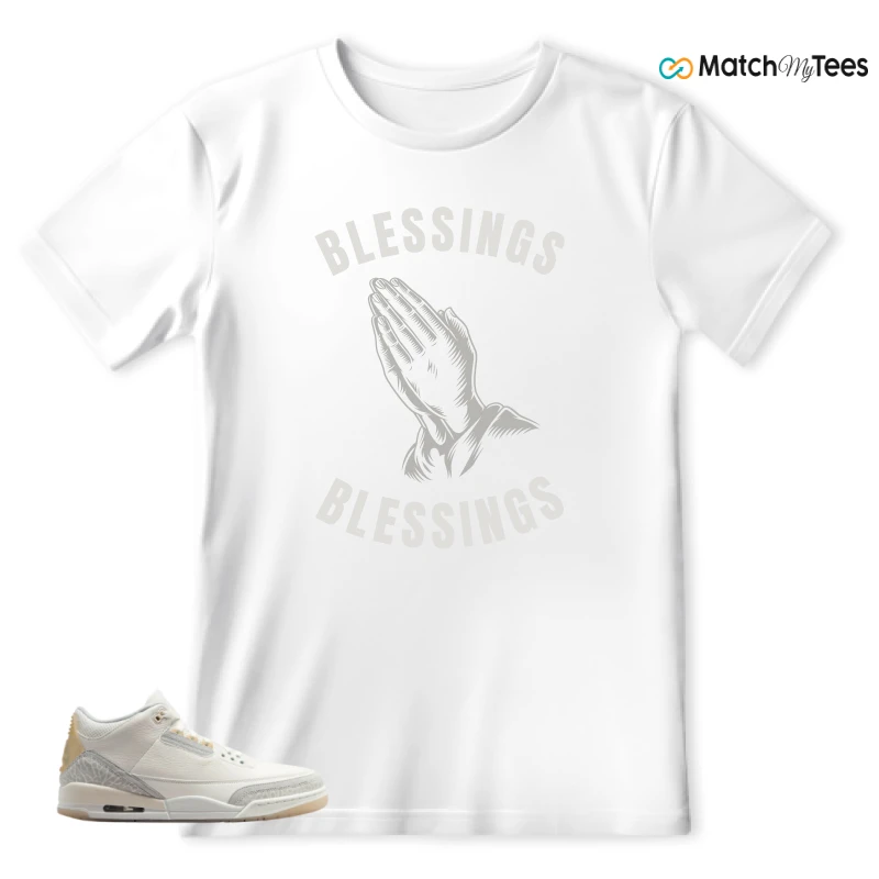 NIKE AIR JORDAN 3 CRAFT IVORY CREAM 2024 SNEAKER Matching Tees t-shirt