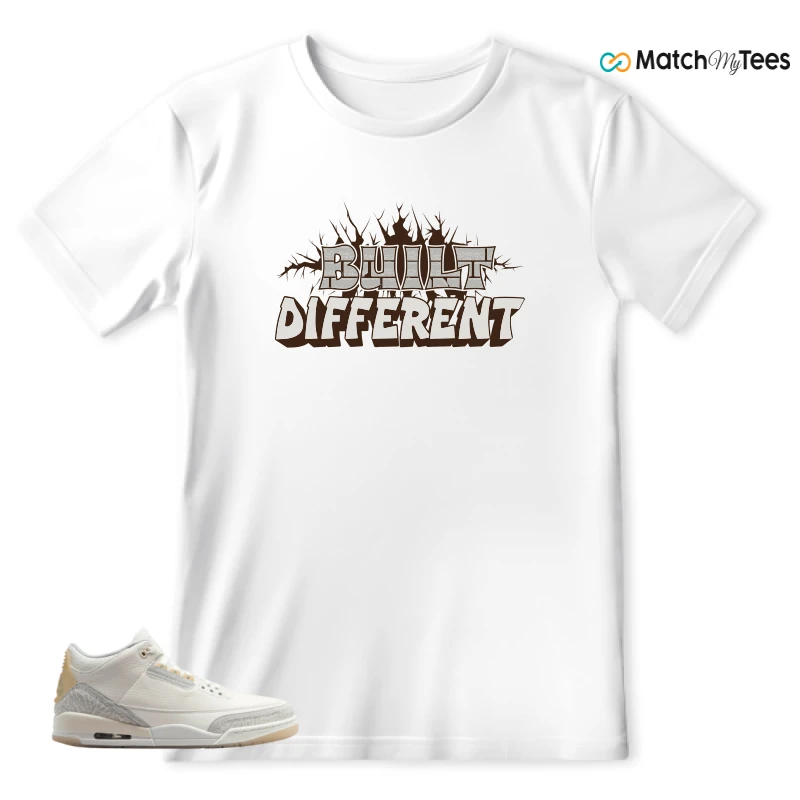 NIKE AIR JORDAN 3 CRAFT IVORY CREAM 2024 SNEAKER Matching Tees t-shirt