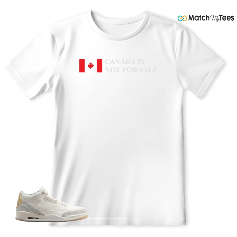 NIKE AIR JORDAN 3 CRAFT IVORY CREAM 2024 SNEAKER Matching Tees t-shirt