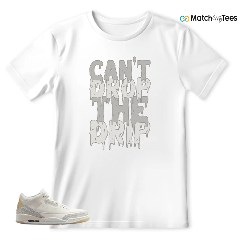 NIKE AIR JORDAN 3 CRAFT IVORY CREAM 2024 SNEAKER Matching Tees t-shirt