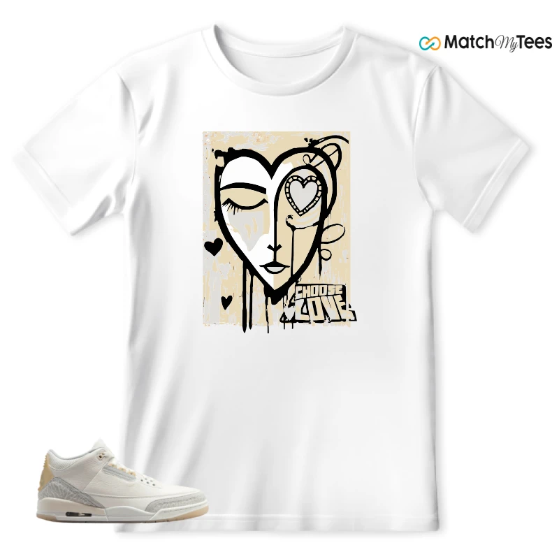 NIKE AIR JORDAN 3 CRAFT IVORY CREAM 2024 SNEAKER Matching Tees t-shirt