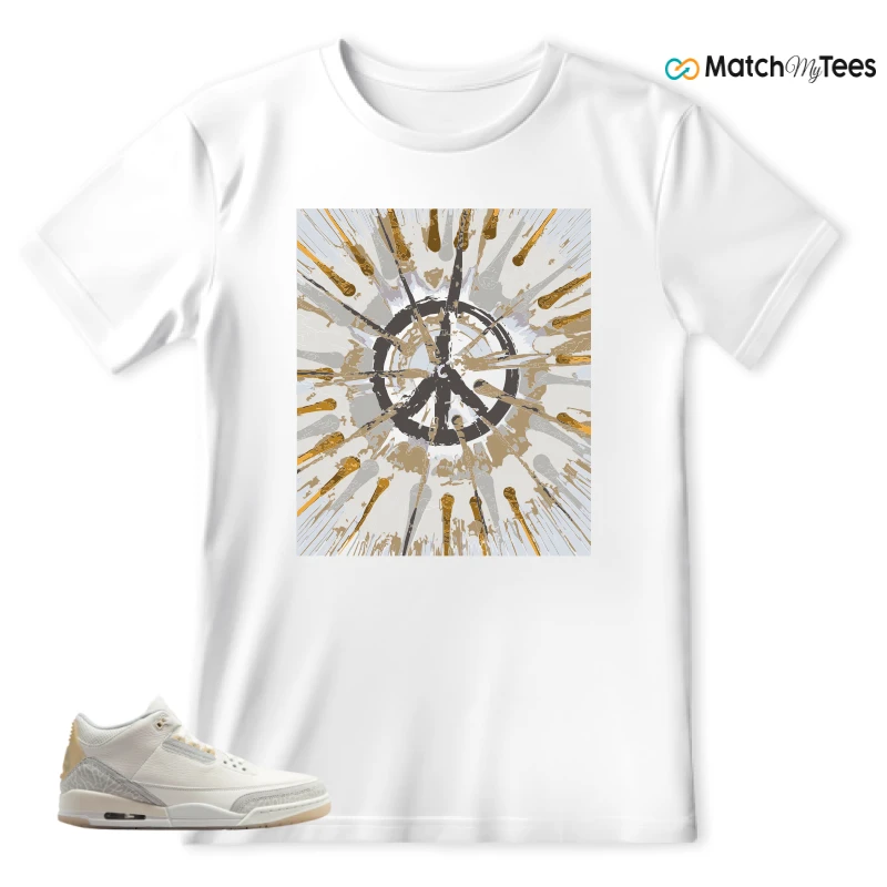 NIKE AIR JORDAN 3 CRAFT IVORY CREAM 2024 SNEAKER Matching Tees t-shirt