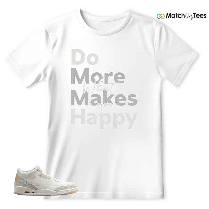NIKE AIR JORDAN 3 CRAFT IVORY CREAM 2024 SNEAKER Matching Tees t-shirt