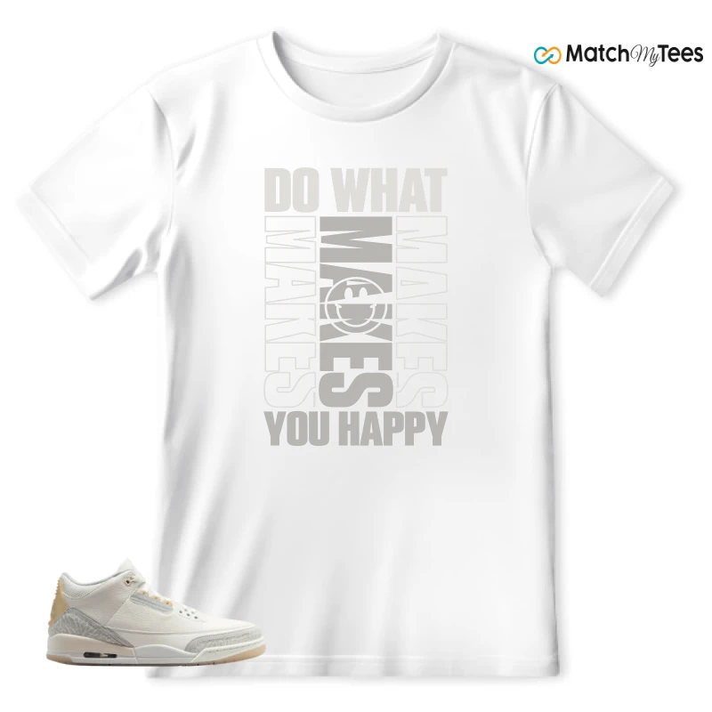 NIKE AIR JORDAN 3 CRAFT IVORY CREAM 2024 SNEAKER Matching Tees t-shirt