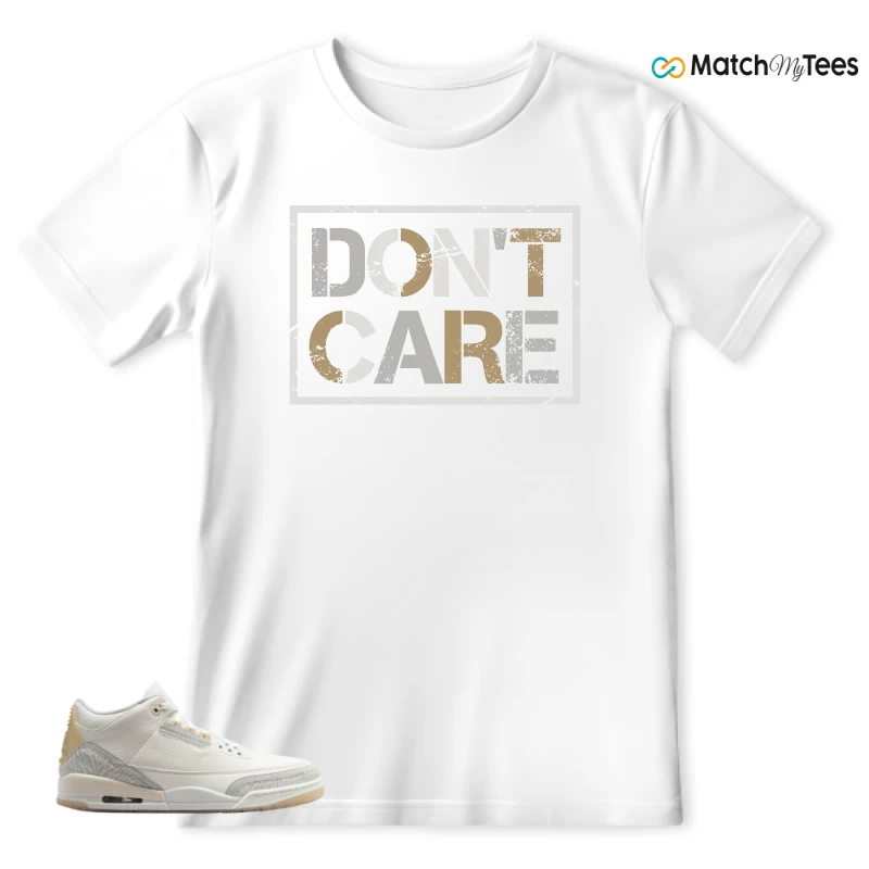 NIKE AIR JORDAN 3 CRAFT IVORY CREAM 2024 SNEAKER Matching Tees t-shirt