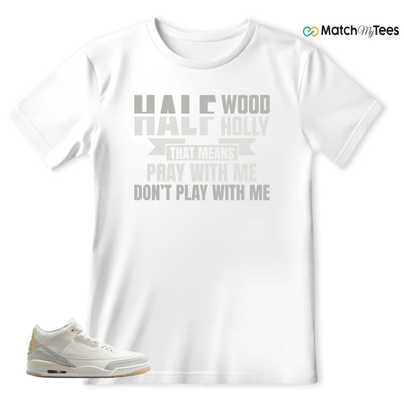 NIKE AIR JORDAN 3 CRAFT IVORY CREAM 2024 SNEAKER Matching Tees t-shirt