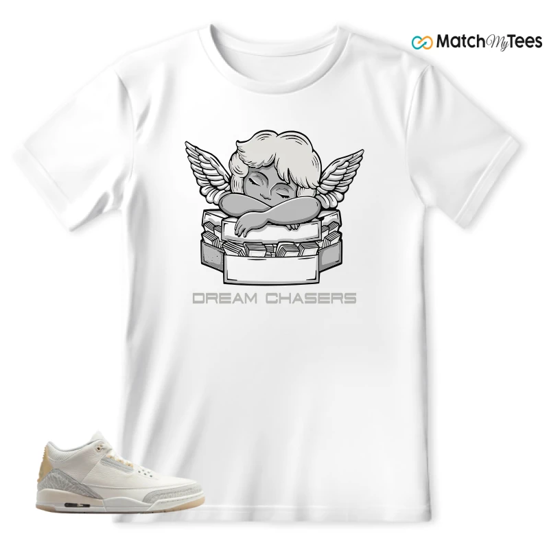 NIKE AIR JORDAN 3 CRAFT IVORY CREAM 2024 SNEAKER Matching Tees t-shirt