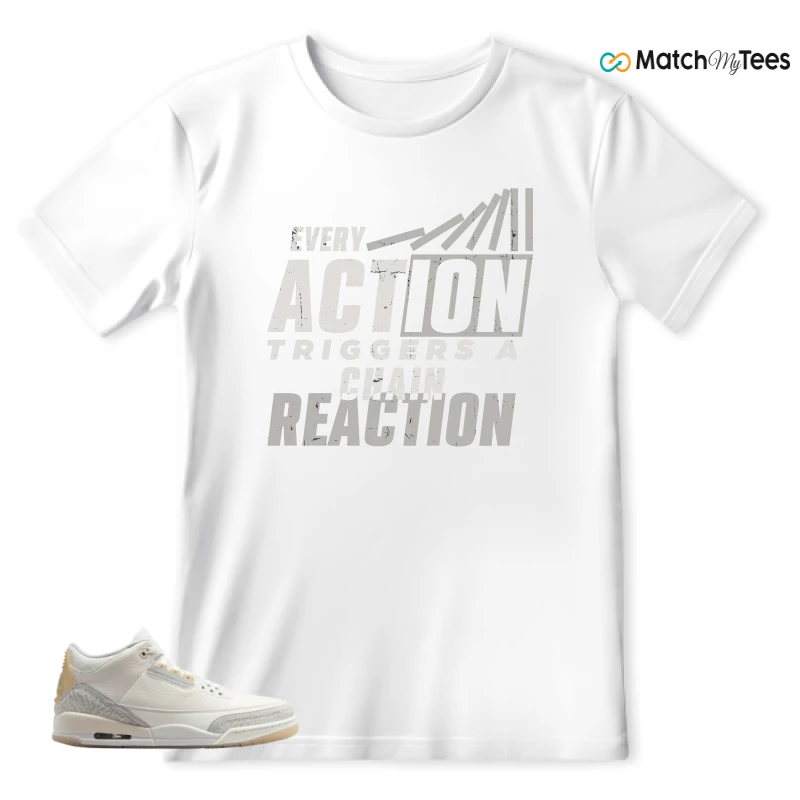 NIKE AIR JORDAN 3 CRAFT IVORY CREAM 2024 SNEAKER Matching Tees t-shirt