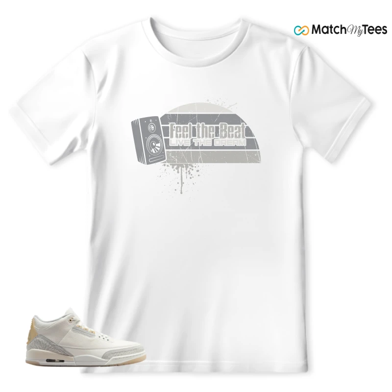 NIKE AIR JORDAN 3 CRAFT IVORY CREAM 2024 SNEAKER Matching Tees t-shirt