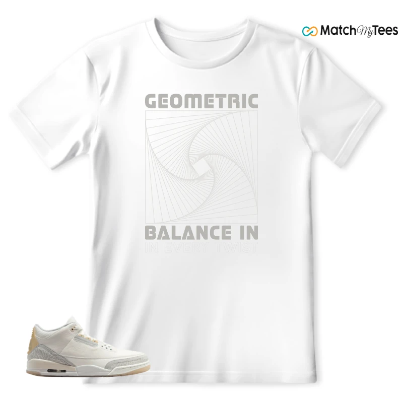 NIKE AIR JORDAN 3 CRAFT IVORY CREAM 2024 SNEAKER Matching Tees t-shirt