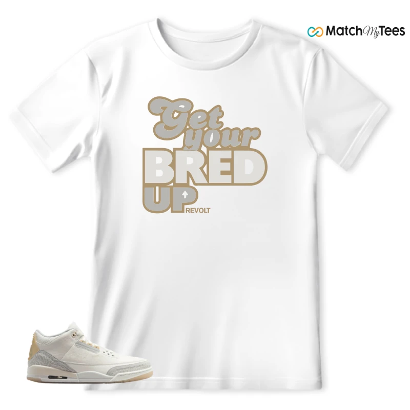NIKE AIR JORDAN 3 CRAFT IVORY CREAM 2024 SNEAKER Matching Tees t-shirt