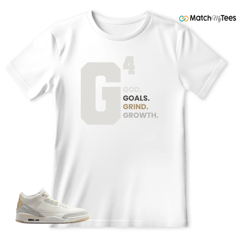 NIKE AIR JORDAN 3 CRAFT IVORY CREAM 2024 SNEAKER Matching Tees t-shirt