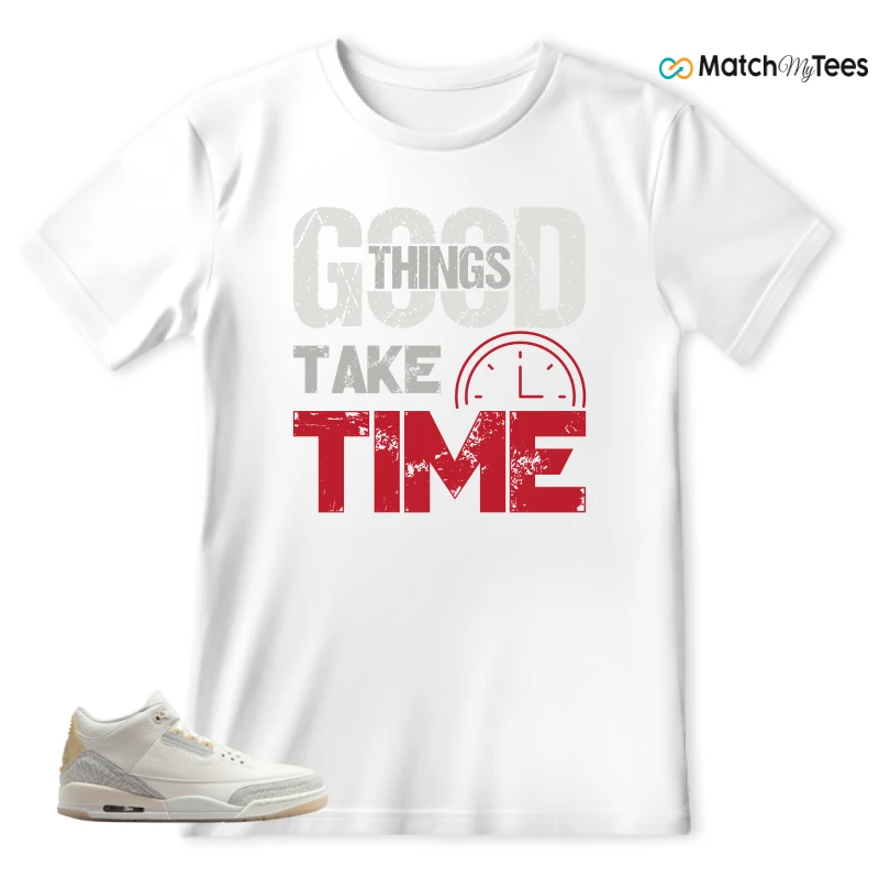 NIKE AIR JORDAN 3 CRAFT IVORY CREAM 2024 SNEAKER Matching Tees t-shirt