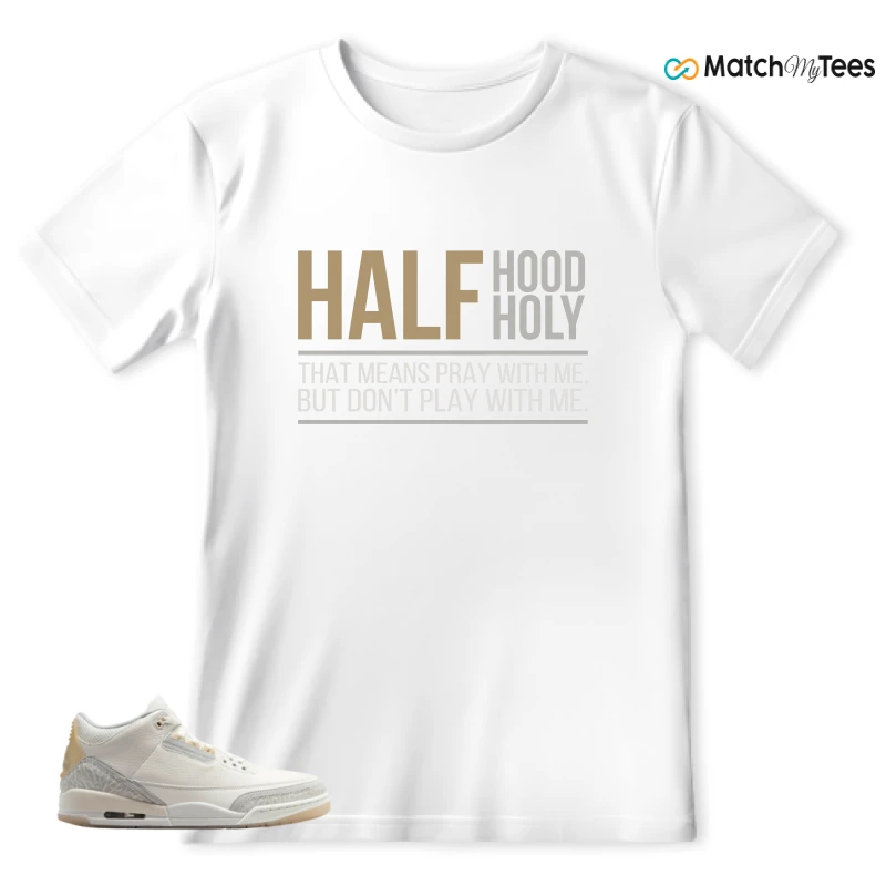 NIKE AIR JORDAN 3 CRAFT IVORY CREAM 2024 SNEAKER Matching Tees t-shirt