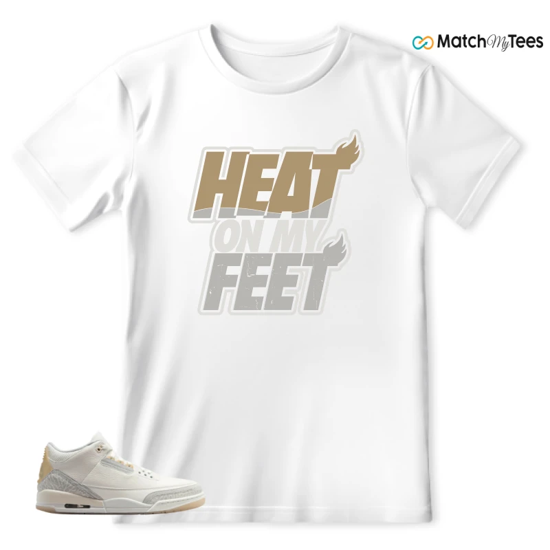 NIKE AIR JORDAN 3 CRAFT IVORY CREAM 2024 SNEAKER Matching Tees t-shirt