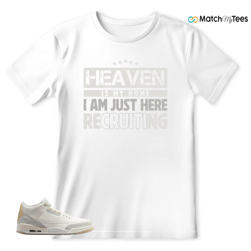 NIKE AIR JORDAN 3 CRAFT IVORY CREAM 2024 SNEAKER Matching Tees t-shirt