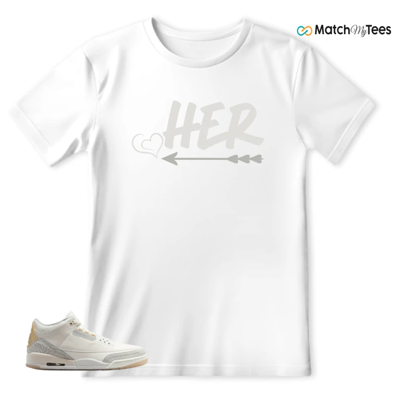 NIKE AIR JORDAN 3 CRAFT IVORY CREAM 2024 SNEAKER Matching Tees t-shirt