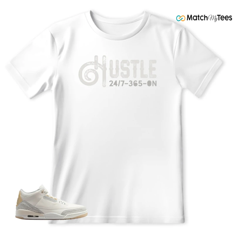 NIKE AIR JORDAN 3 CRAFT IVORY CREAM 2024 SNEAKER Matching Tees t-shirt