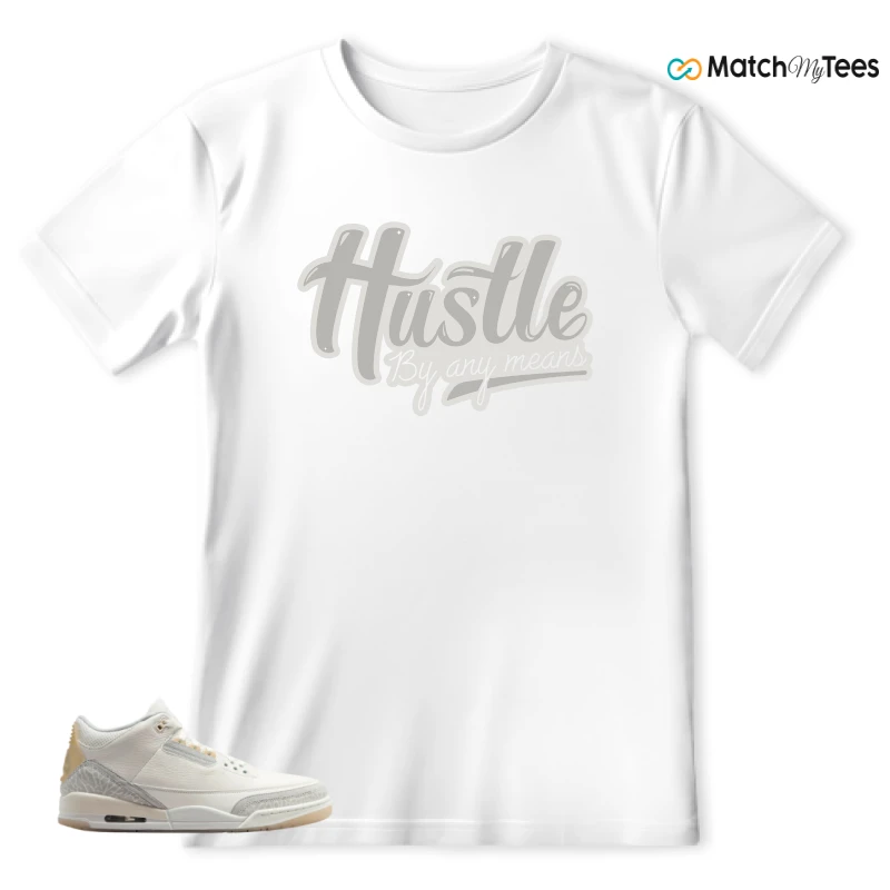 NIKE AIR JORDAN 3 CRAFT IVORY CREAM 2024 SNEAKER Matching Tees t-shirt