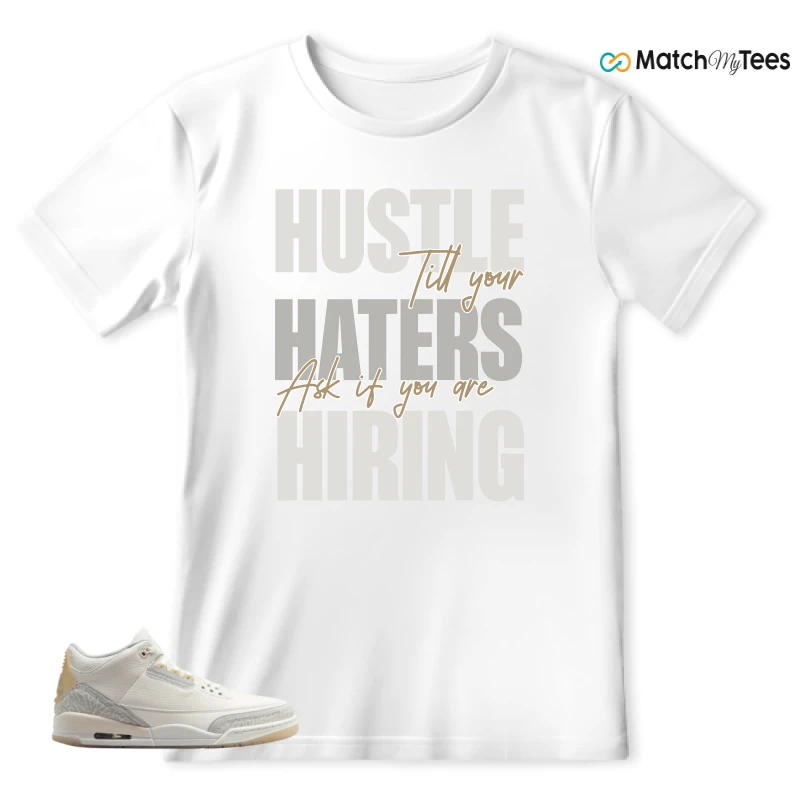 NIKE AIR JORDAN 3 CRAFT IVORY CREAM 2024 SNEAKER Matching Tees t-shirt