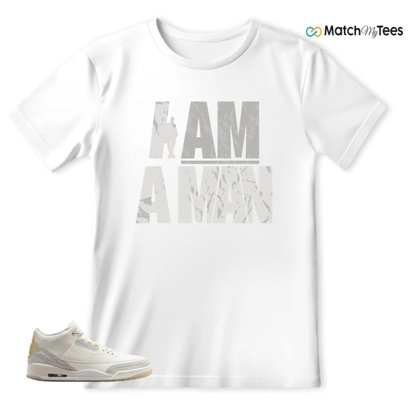 NIKE AIR JORDAN 3 CRAFT IVORY CREAM 2024 SNEAKER Matching Tees t-shirt