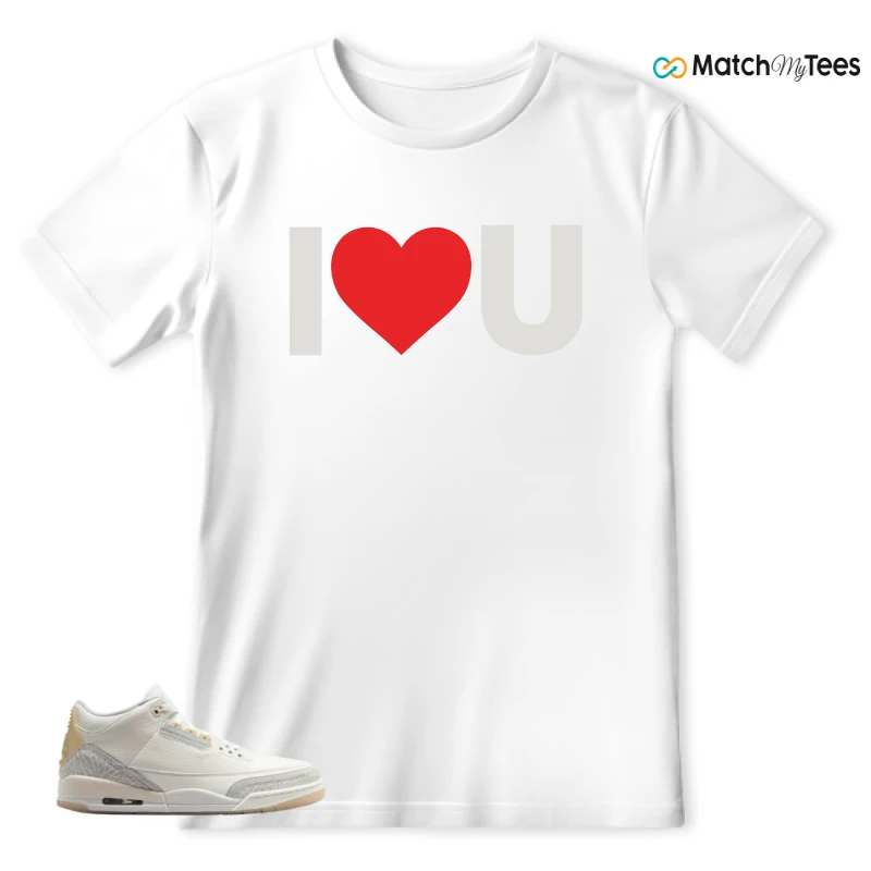 NIKE AIR JORDAN 3 CRAFT IVORY CREAM 2024 SNEAKER Matching Tees t-shirt