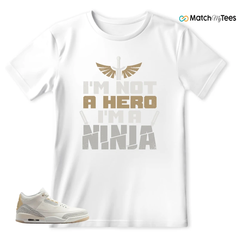 NIKE AIR JORDAN 3 CRAFT IVORY CREAM 2024 SNEAKER Matching Tees t-shirt