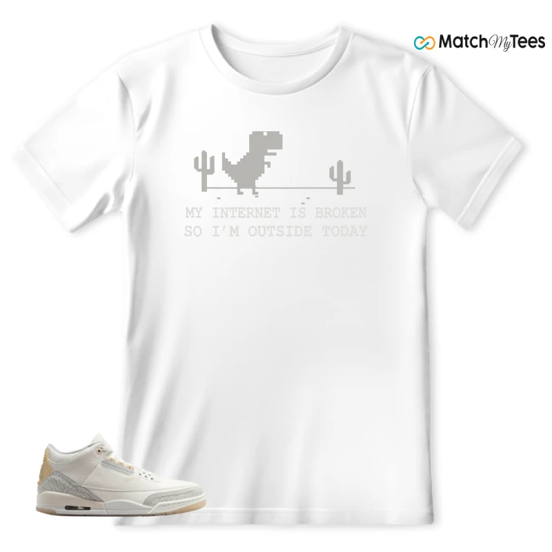 NIKE AIR JORDAN 3 CRAFT IVORY CREAM 2024 SNEAKER Matching Tees t-shirt