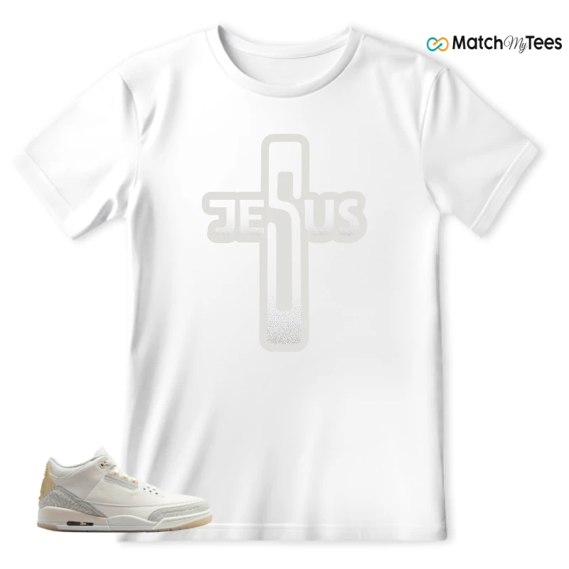 NIKE AIR JORDAN 3 CRAFT IVORY CREAM 2024 SNEAKER Matching Tees t-shirt