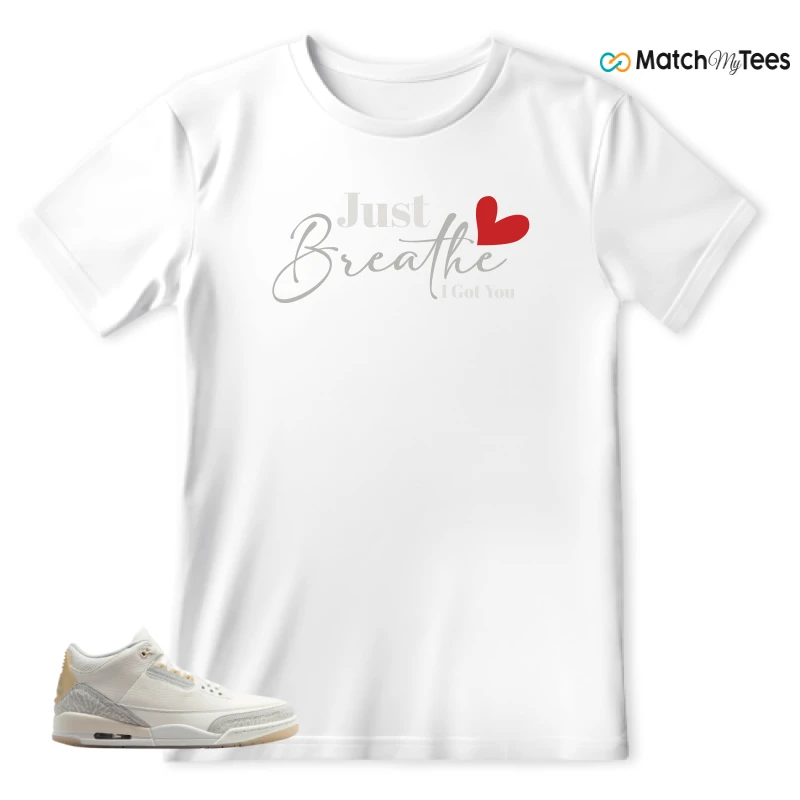 NIKE AIR JORDAN 3 CRAFT IVORY CREAM 2024 SNEAKER Matching Tees t-shirt