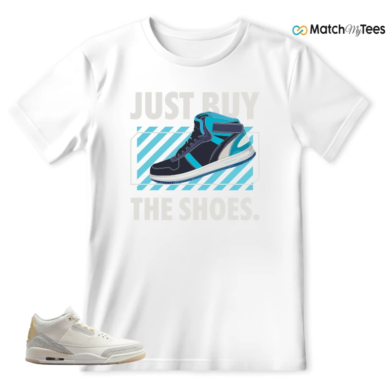 NIKE AIR JORDAN 3 CRAFT IVORY CREAM 2024 SNEAKER Matching Tees t-shirt