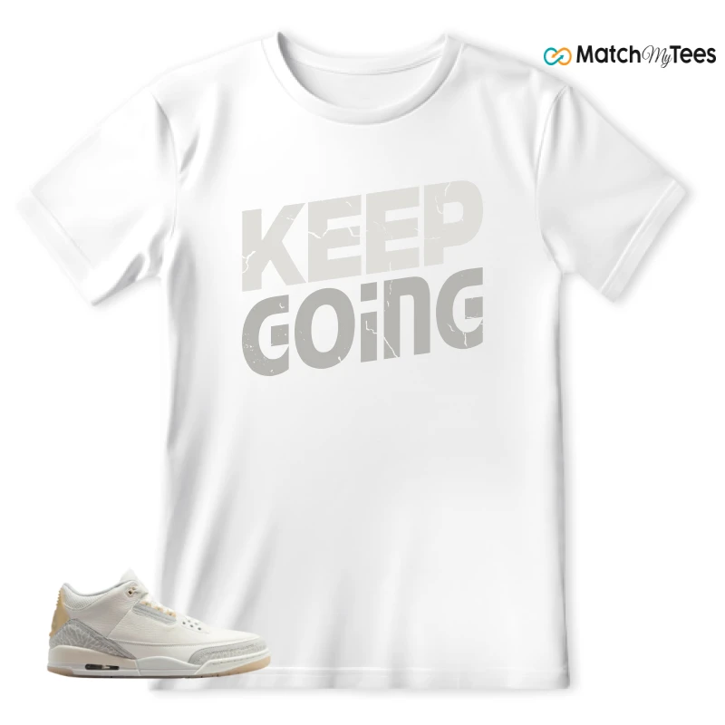 NIKE AIR JORDAN 3 CRAFT IVORY CREAM 2024 SNEAKER Matching Tees t-shirt