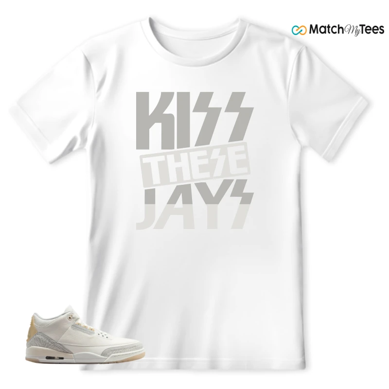 NIKE AIR JORDAN 3 CRAFT IVORY CREAM 2024 SNEAKER Matching Tees t-shirt