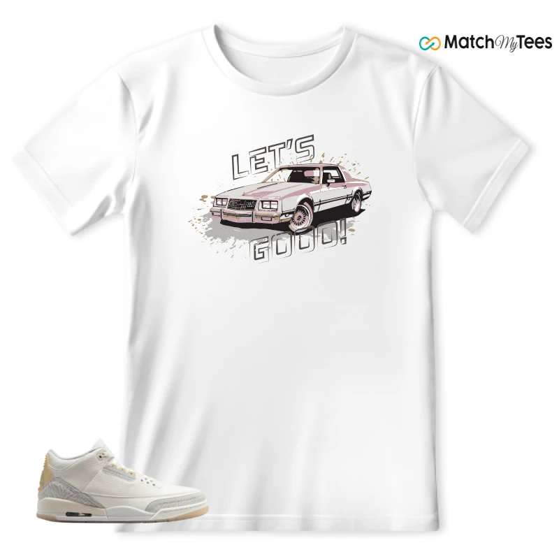 NIKE AIR JORDAN 3 CRAFT IVORY CREAM 2024 SNEAKER Matching Tees t-shirt