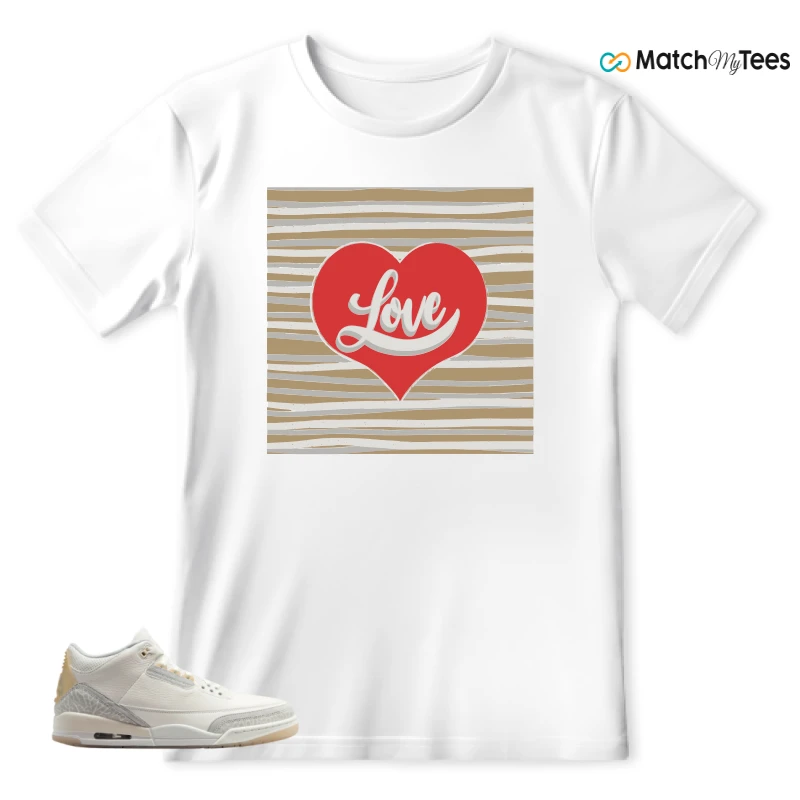 NIKE AIR JORDAN 3 CRAFT IVORY CREAM 2024 SNEAKER Matching Tees t-shirt