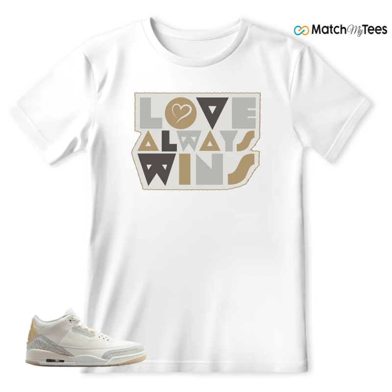 NIKE AIR JORDAN 3 CRAFT IVORY CREAM 2024 SNEAKER Matching Tees t-shirt