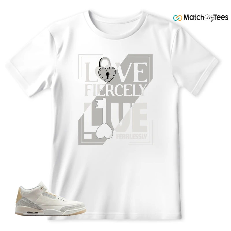 NIKE AIR JORDAN 3 CRAFT IVORY CREAM 2024 SNEAKER Matching Tees t-shirt