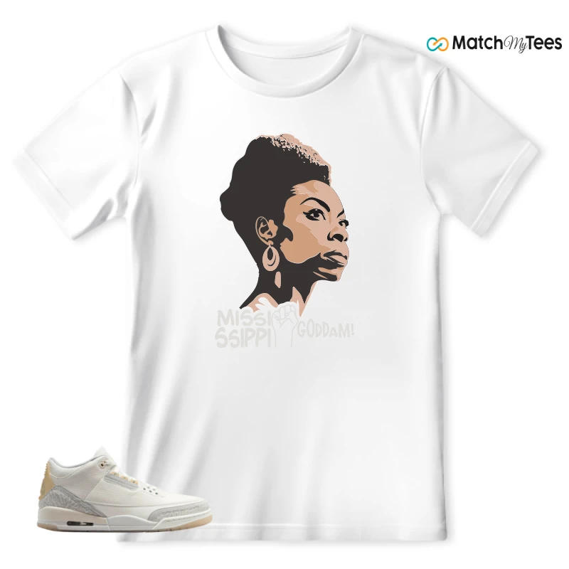 NIKE AIR JORDAN 3 CRAFT IVORY CREAM 2024 SNEAKER Matching Tees t-shirt