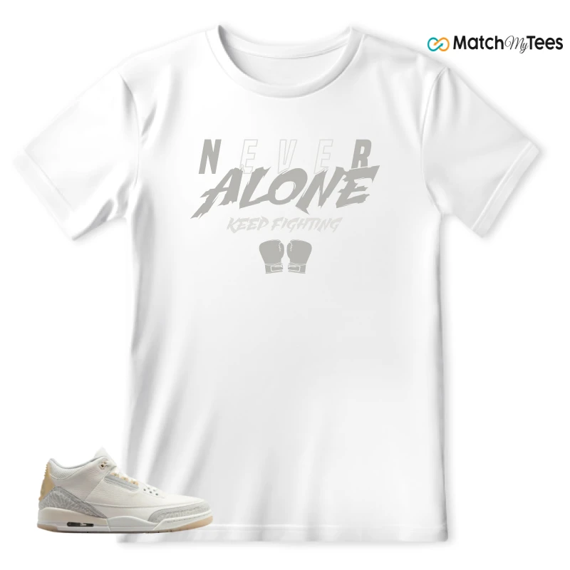NIKE AIR JORDAN 3 CRAFT IVORY CREAM 2024 SNEAKER Matching Tees t-shirt