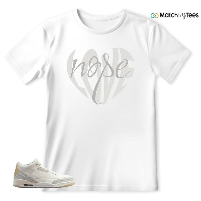 NIKE AIR JORDAN 3 CRAFT IVORY CREAM 2024 SNEAKER Matching Tees t-shirt