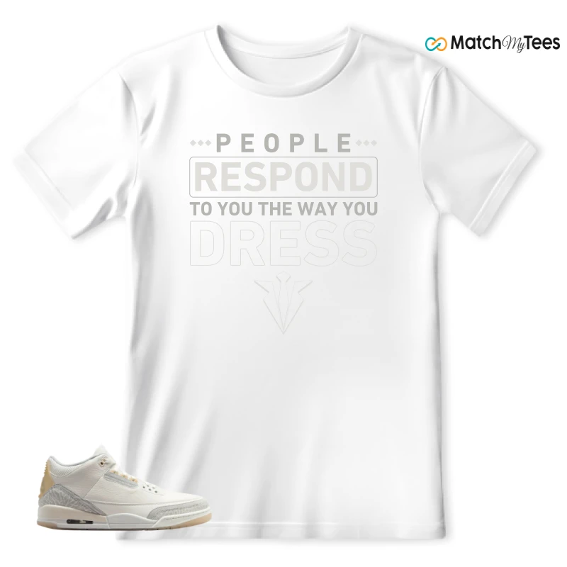 NIKE AIR JORDAN 3 CRAFT IVORY CREAM 2024 SNEAKER Matching Tees t-shirt