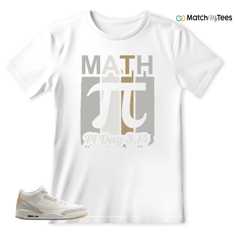 NIKE AIR JORDAN 3 CRAFT IVORY CREAM 2024 SNEAKER Matching Tees t-shirt
