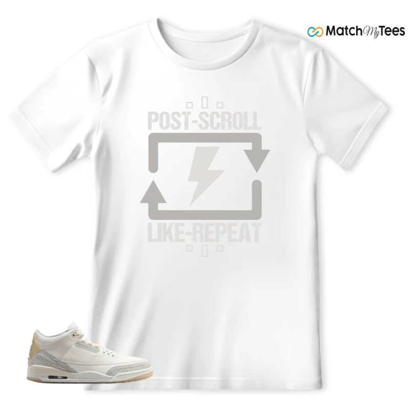NIKE AIR JORDAN 3 CRAFT IVORY CREAM 2024 SNEAKER Matching Tees t-shirt