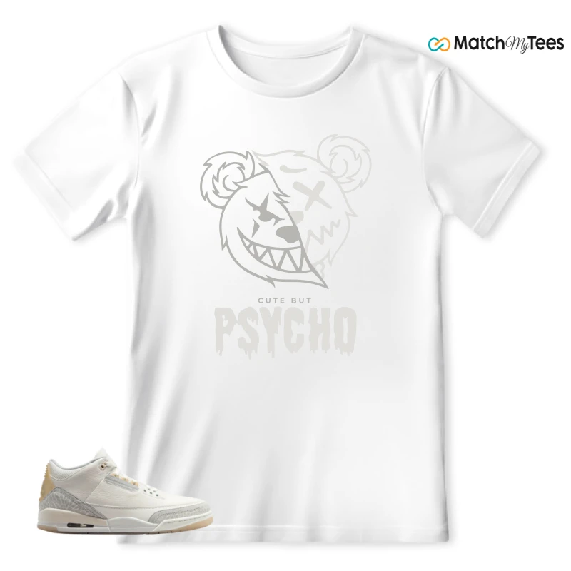 NIKE AIR JORDAN 3 CRAFT IVORY CREAM 2024 SNEAKER Matching Tees t-shirt