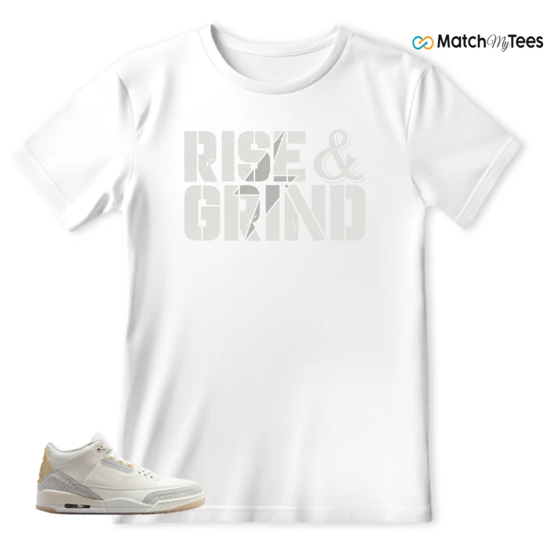 NIKE AIR JORDAN 3 CRAFT IVORY CREAM 2024 SNEAKER Matching Tees t-shirt
