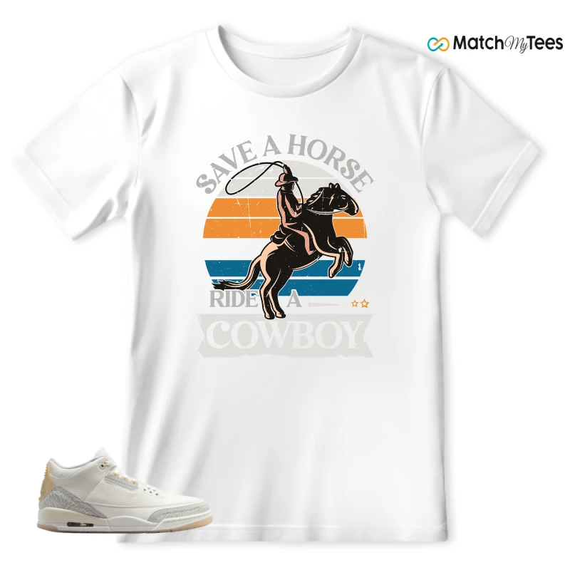 NIKE AIR JORDAN 3 CRAFT IVORY CREAM 2024 SNEAKER Matching Tees t-shirt