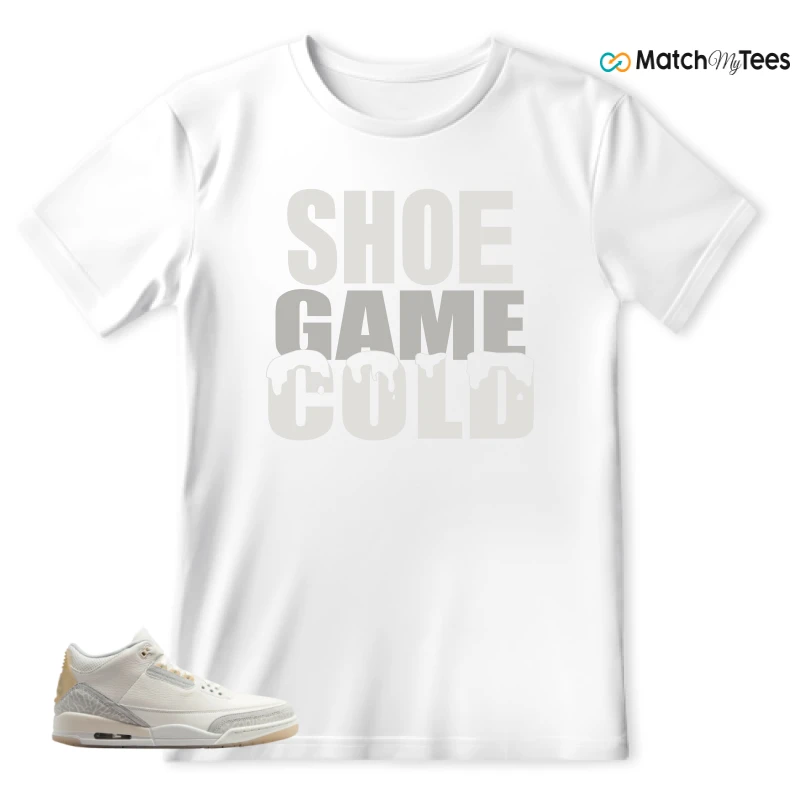 NIKE AIR JORDAN 3 CRAFT IVORY CREAM 2024 SNEAKER Matching Tees t-shirt