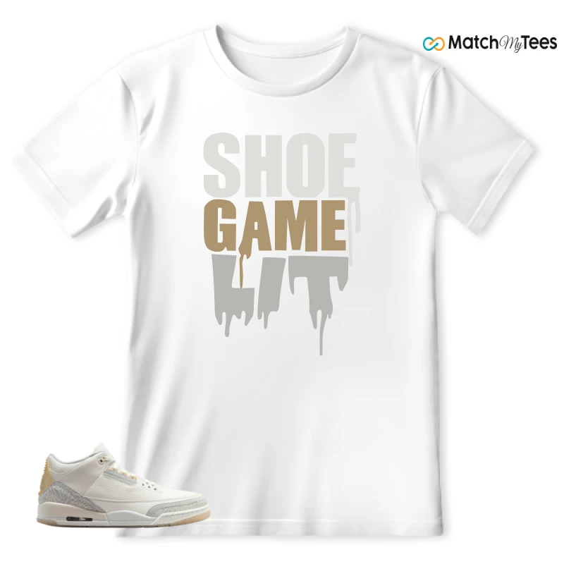 NIKE AIR JORDAN 3 CRAFT IVORY CREAM 2024 SNEAKER Matching Tees t-shirt