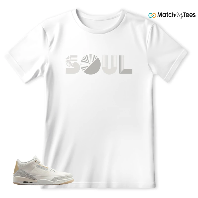 NIKE AIR JORDAN 3 CRAFT IVORY CREAM 2024 SNEAKER Matching Tees t-shirt