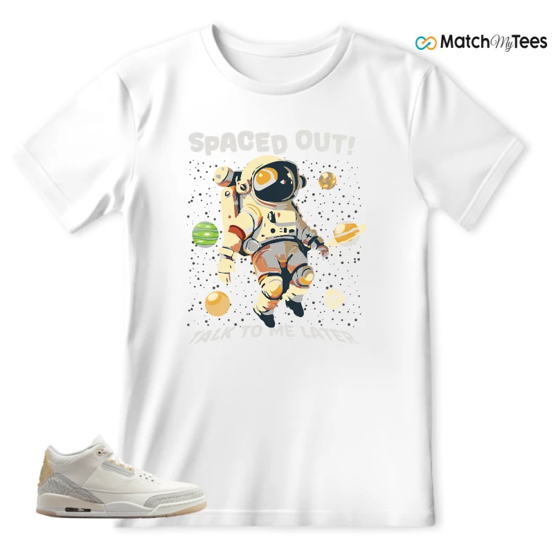 NIKE AIR JORDAN 3 CRAFT IVORY CREAM 2024 SNEAKER Matching Tees t-shirt